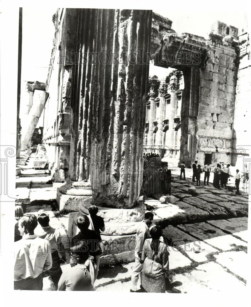 Press Photo Baalbeck: Temple of Bacchus - Historic Images