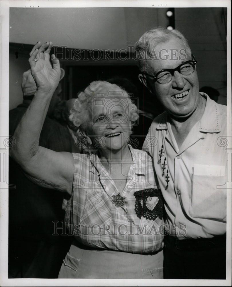 1958 Press Photo Michigan State Fair Schultz Wed Award - Historic Images