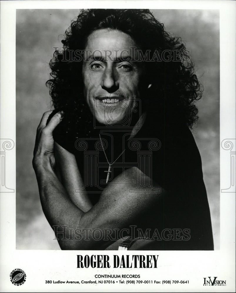 1991 Press Photo Roger Daltrey Musician - Historic Images