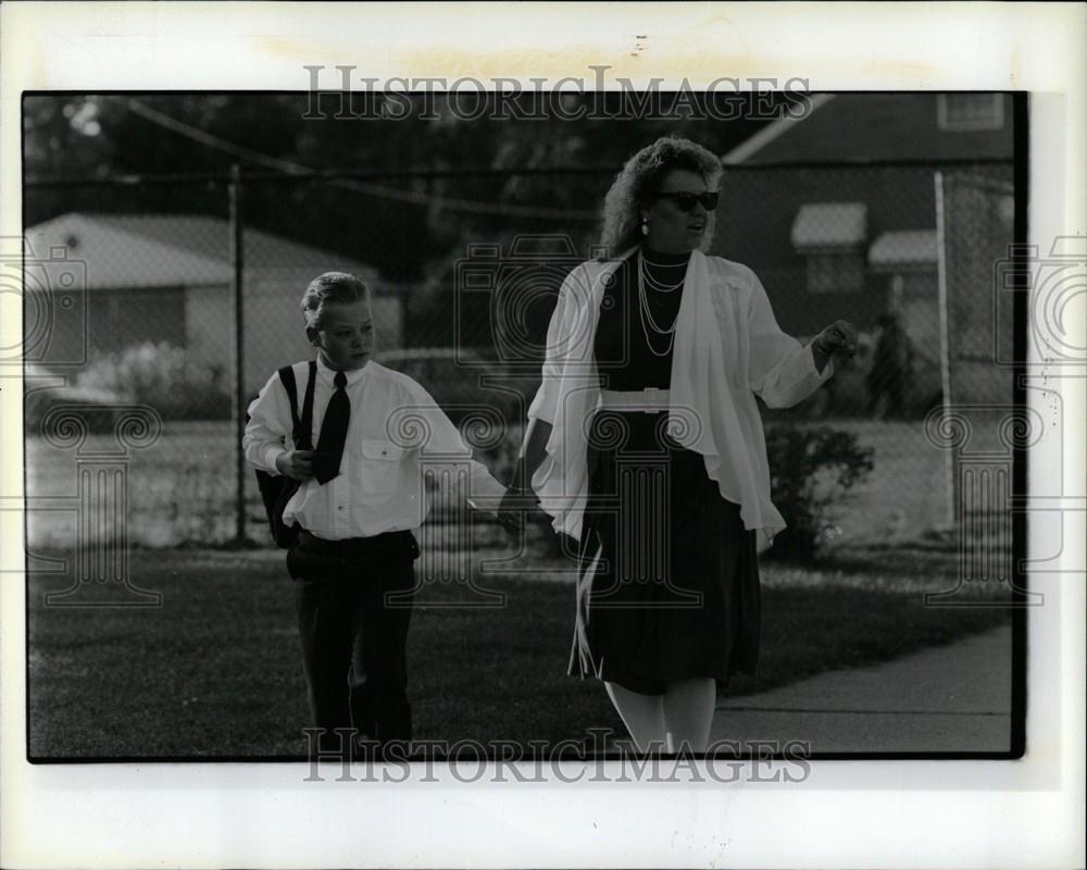 1992 Press Photo Malcolm X Academy Detroit - Historic Images