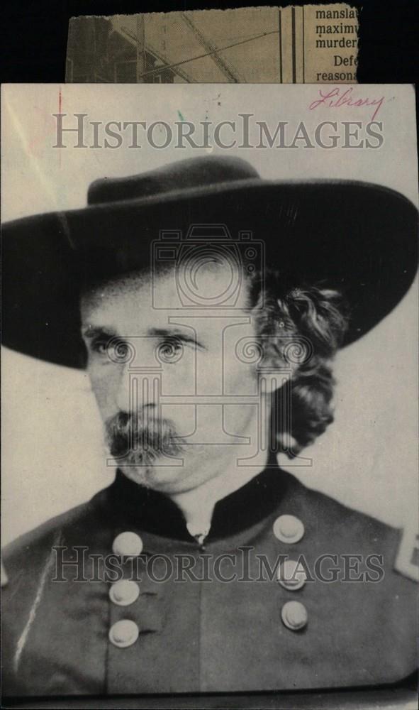 1988 Press Photo George Armstrong Custer Mandan - Historic Images