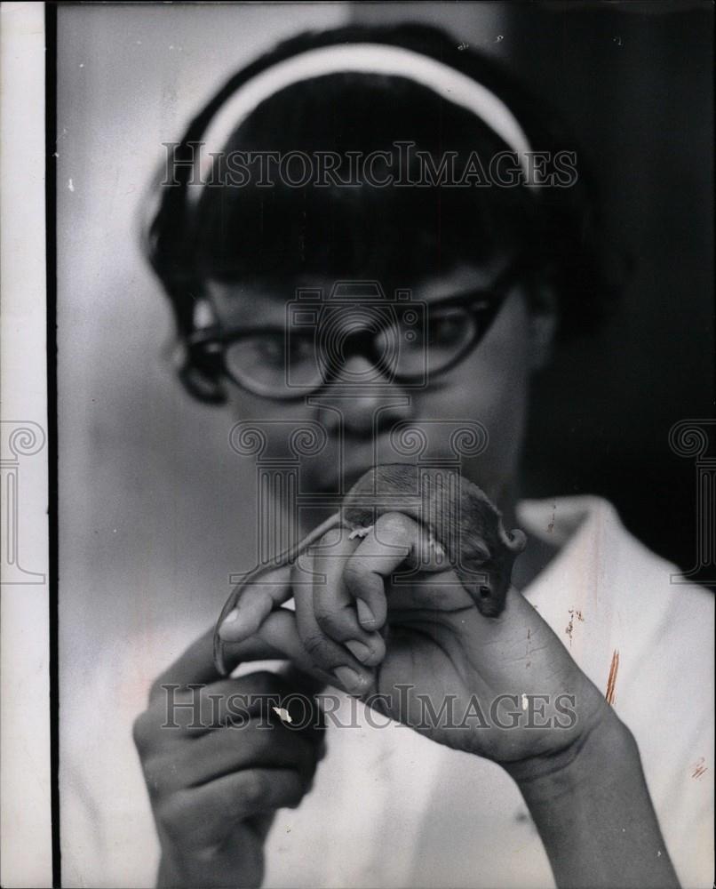 1969 Press Photo Melissa Runge Michigan Cancer - Historic Images