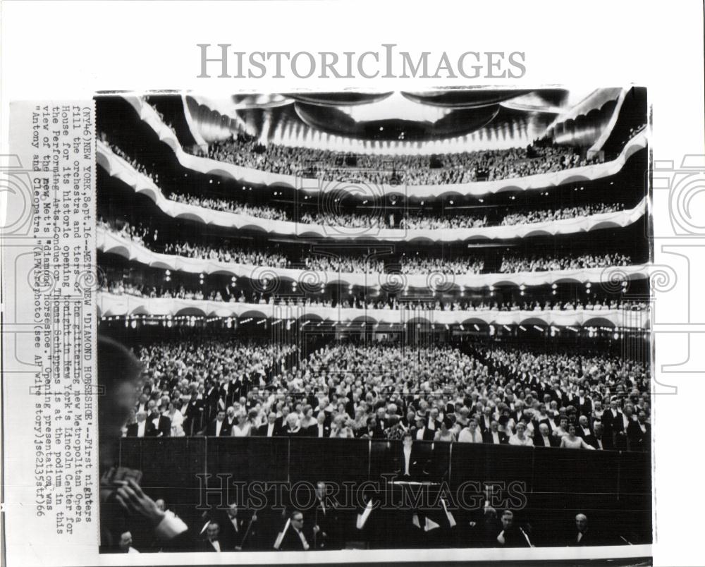 1966 Press Photo Metropolitan Opera House Lincoln Arts - Historic Images