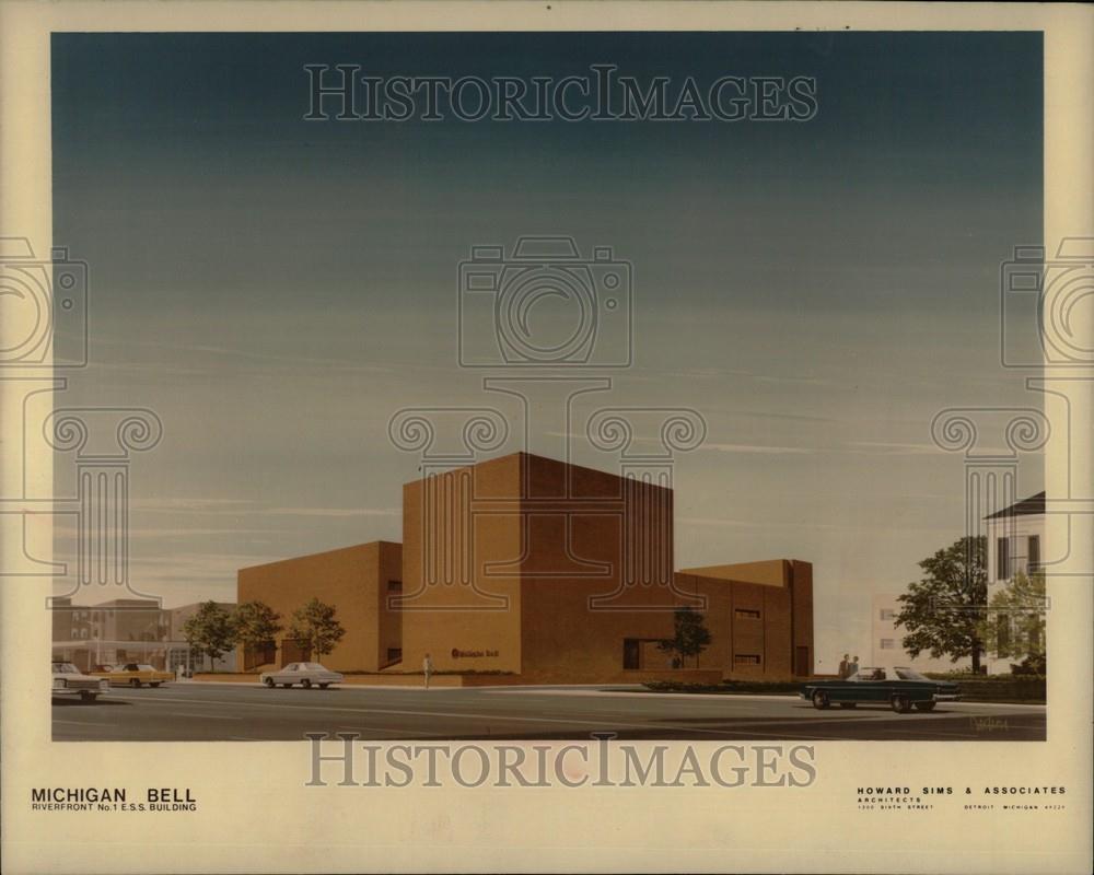 1974 Press Photo Michigan Bell - Historic Images