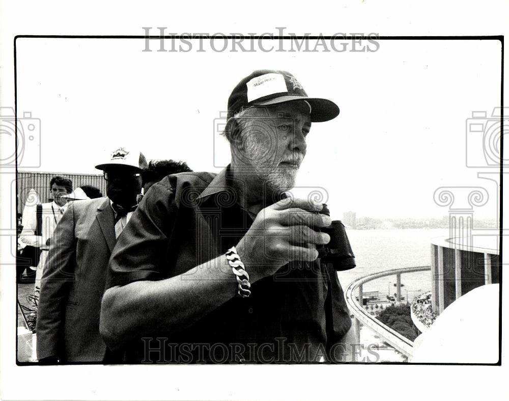 1986 Press Photo Basil Brown Archaeologist - Historic Images