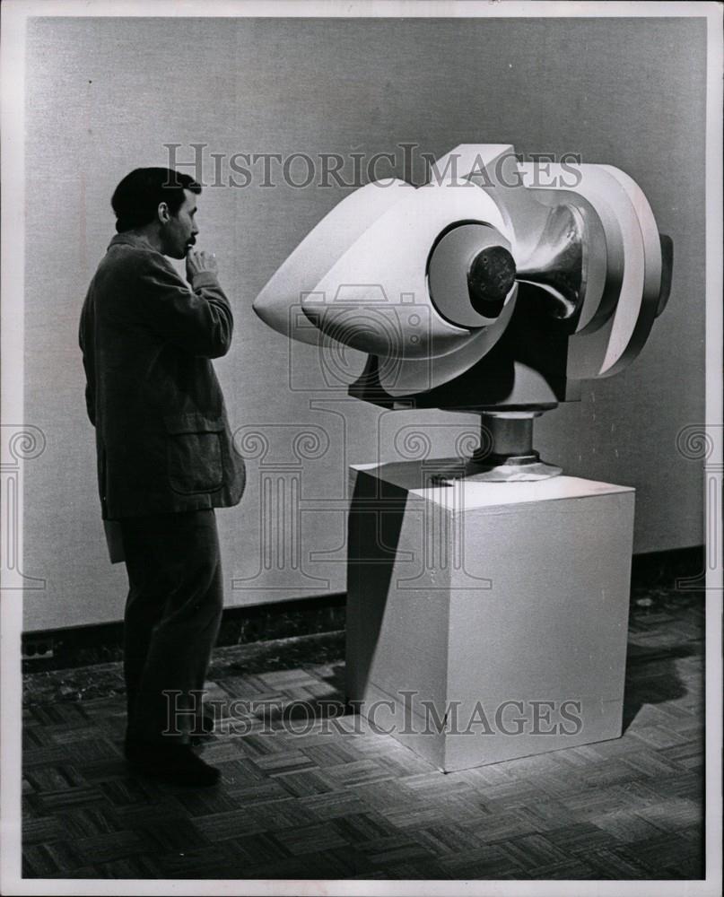 1969 Press Photo Michigan Artists Show - Historic Images