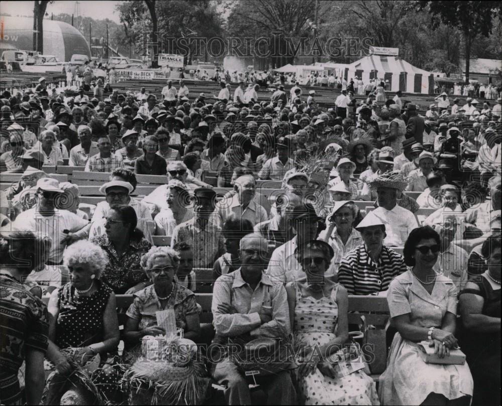 1962 Press Photo Music Shell Michigan State Fair - Historic Images