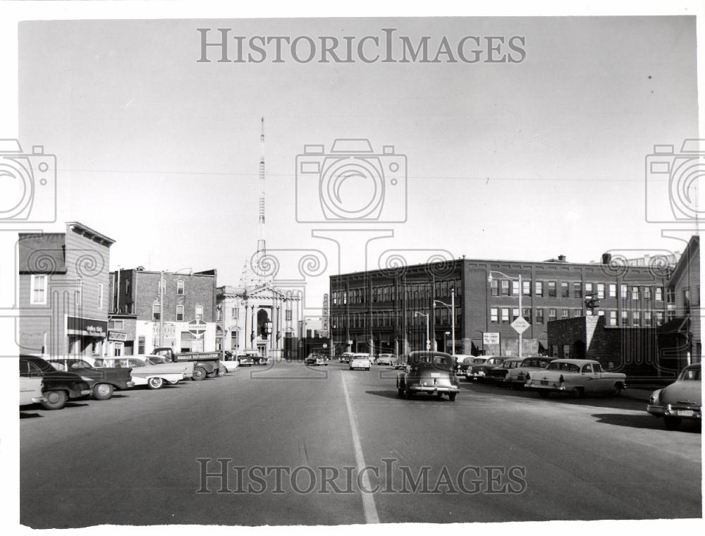 1958 Press Photo Menominee Michigan - Historic Images