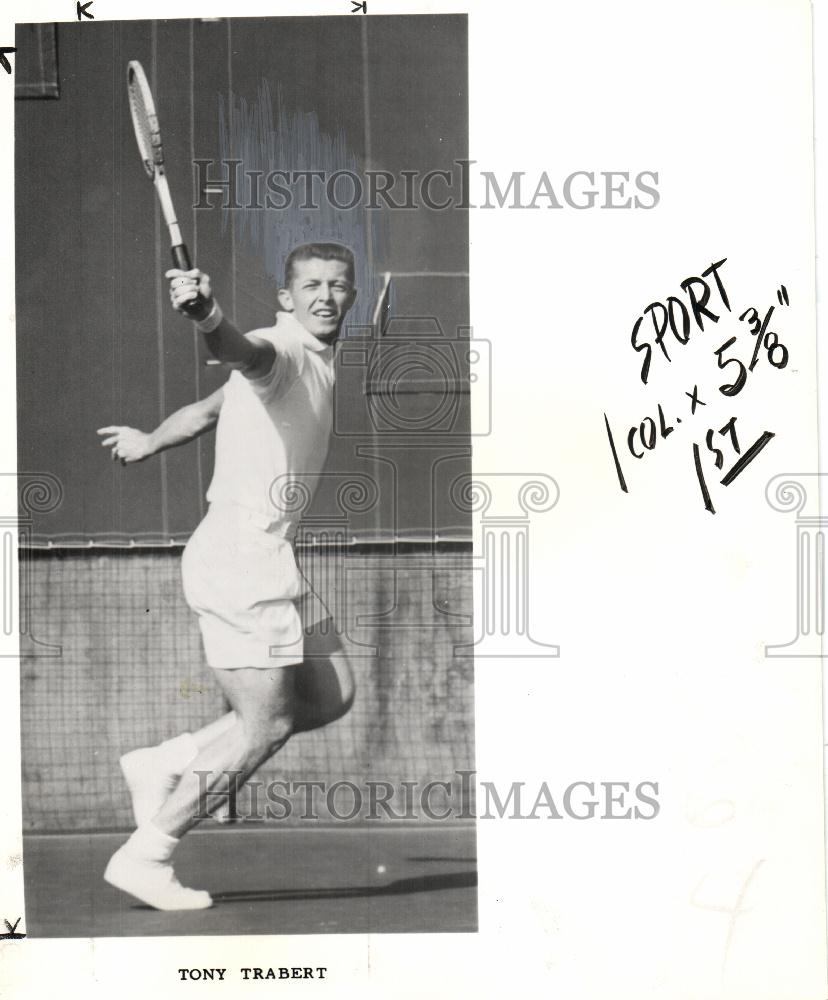 1966 Press Photo Tony Trabert Tennis Player - Historic Images