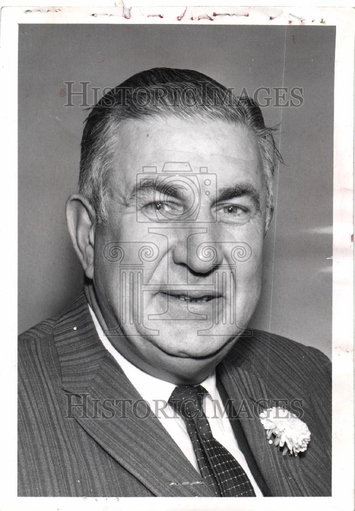 1954 Press Photo Stanley Davis Mayor - Historic Images