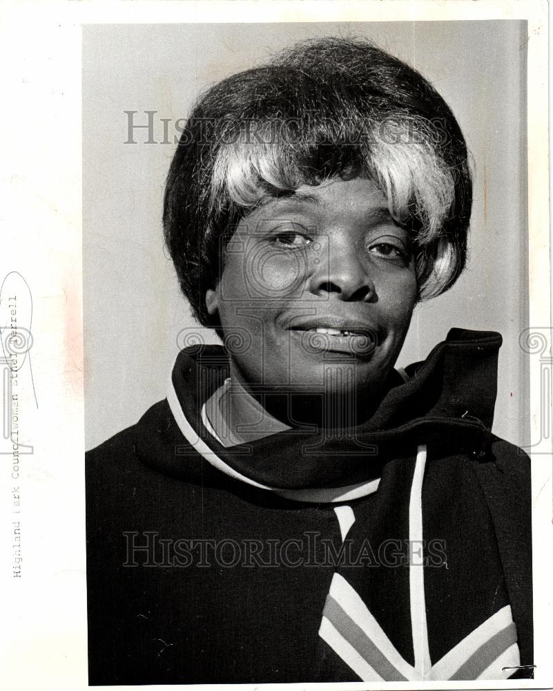 1979 Press Photo Highland Park Councilwoman Ethel Terrell - Historic Images