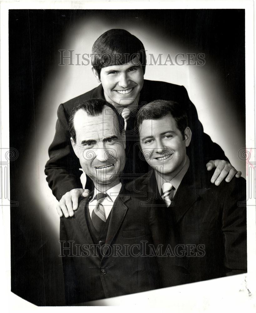 1970 Press Photo Teter McDonald Nixon Dummy Jims Teter - Historic Images