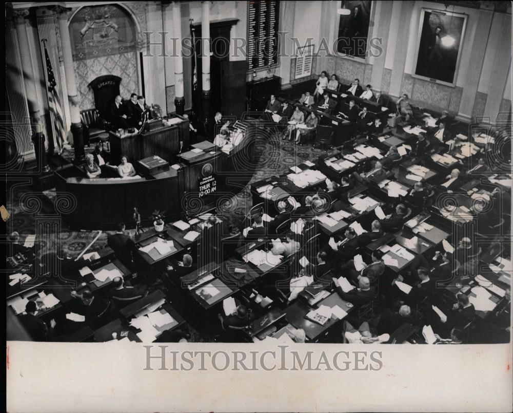 1963 Press Photo Michigan State Legislature Lansing - Historic Images