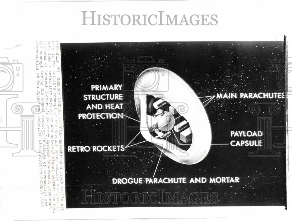 1965 Press Photo Mercury Space exploration Aeronautics - Historic Images