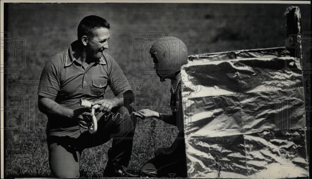 Press Photo Missile Fuse State Fair - Historic Images