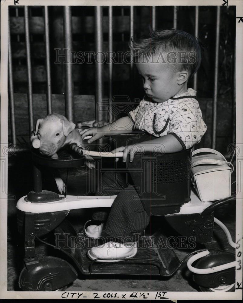 1955 Press Photo Michigan State Fair - Historic Images