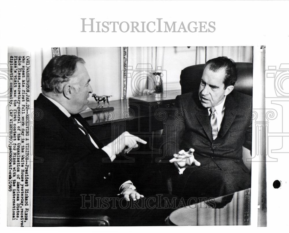 1969 Press Photo richard nixon secretary general - Historic Images