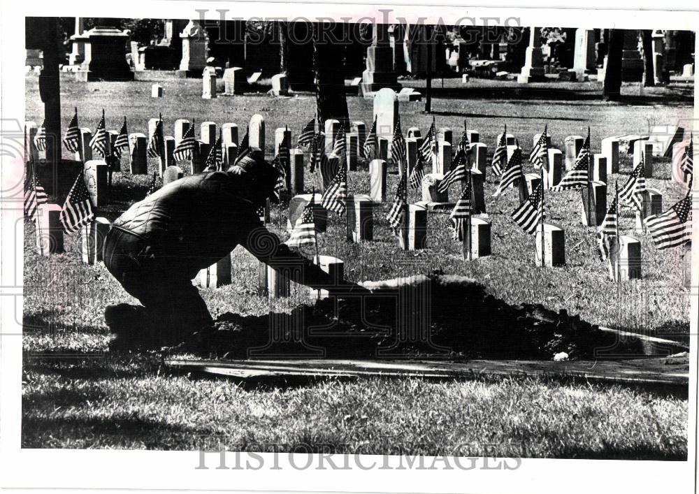 1967 Press Photo Memorial Day US federal holiday - Historic Images