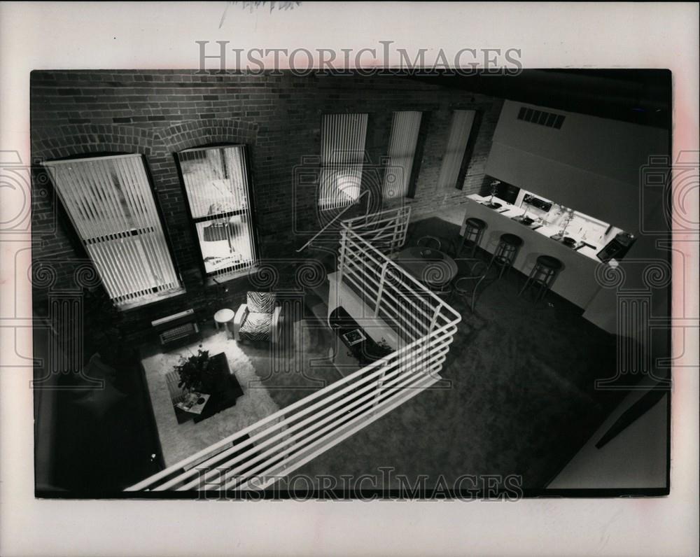 1989 Press Photo Lofts Rivertown East Jefferson Lofts - Historic Images