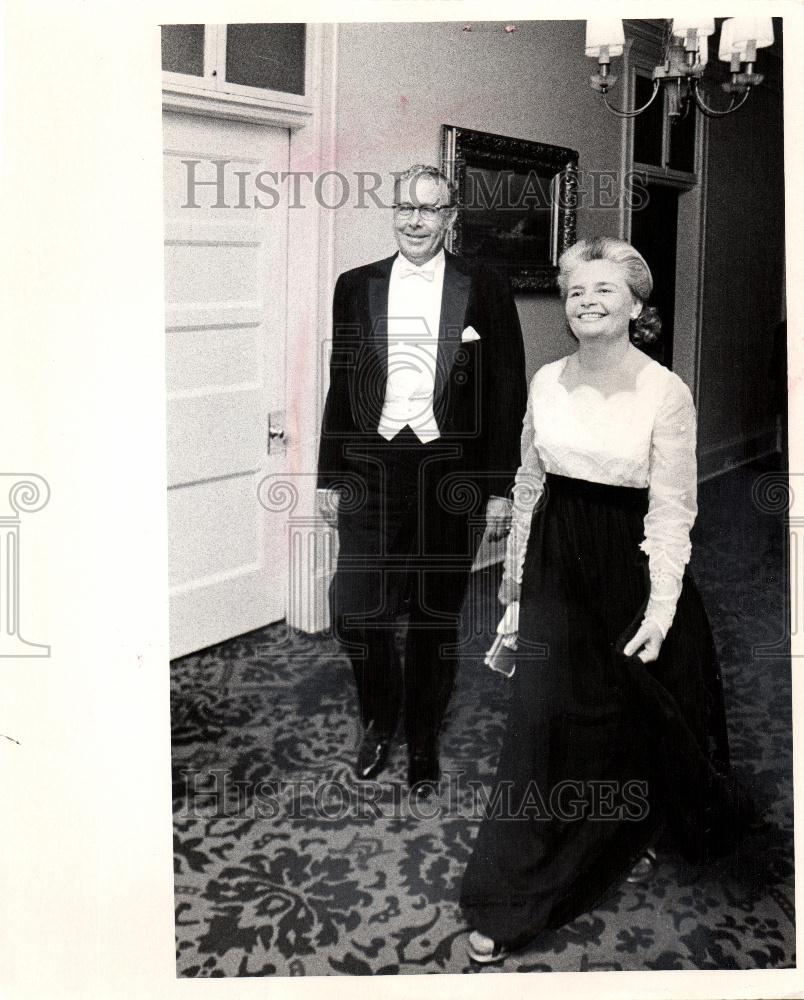 Press Photo Mr. + Mrs. Lynn Townsend - Historic Images