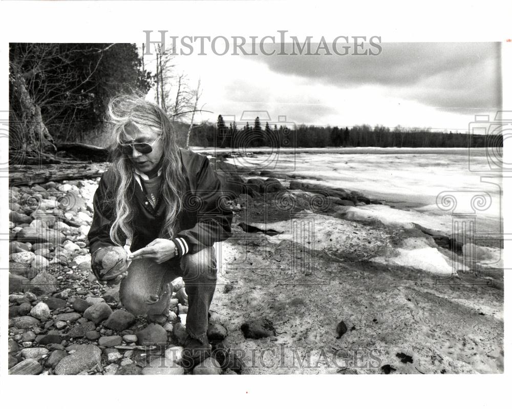 1992 Press Photo Dwight Teeple Sault Chippewas Superior - Historic Images