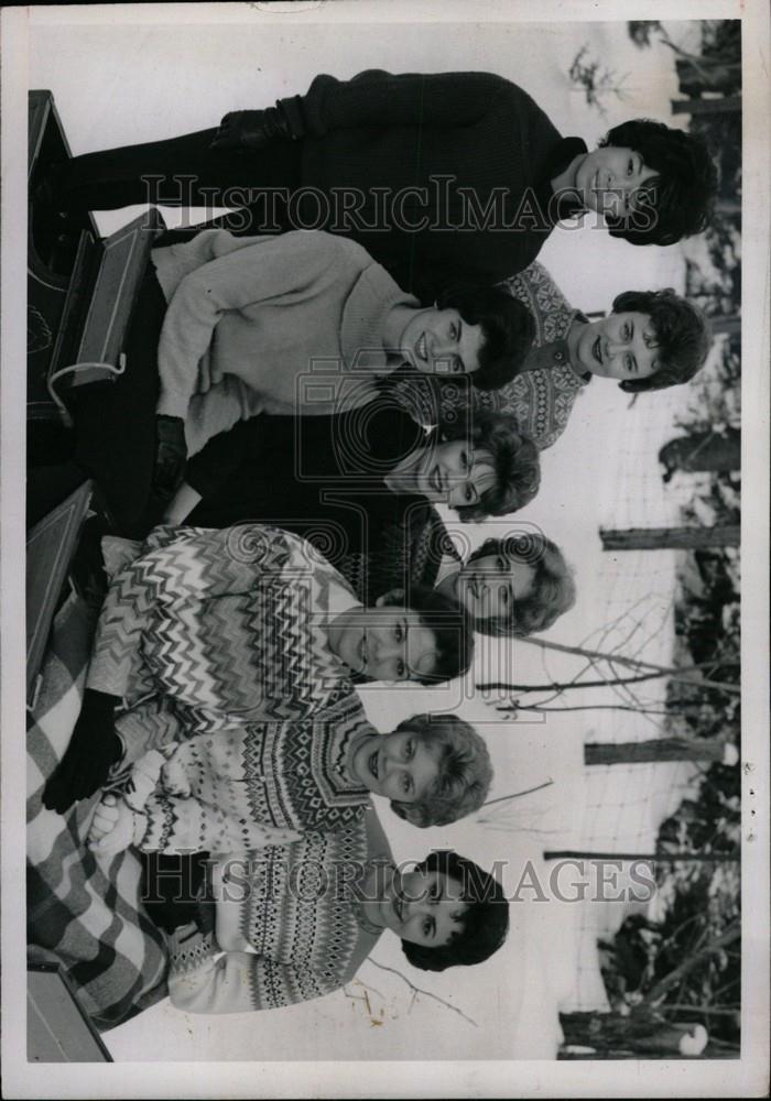 1962 Press Photo winter carnival queen candidates - Historic Images