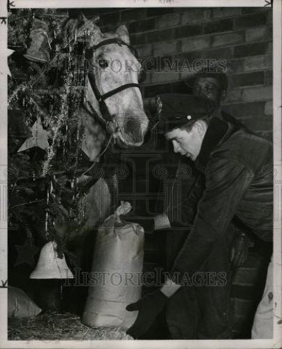 1951 Press Photo Mich Humane Society Wallace Cross - Historic Images