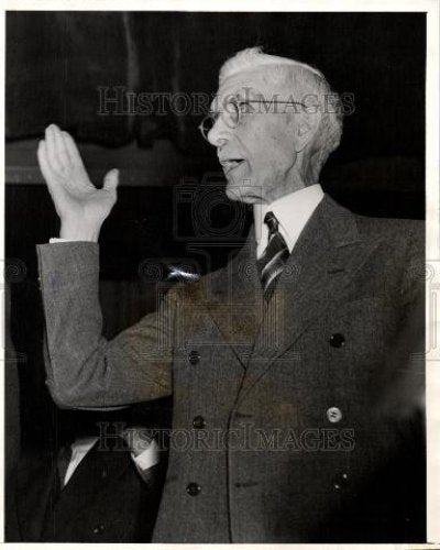 1940 Press Photo Doctor Francis Johnson Cardiology - Historic Images