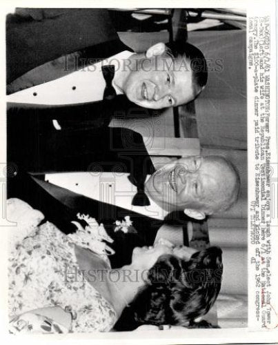 1961 Press Photo John Tower Senator Eisenhower - Historic Images