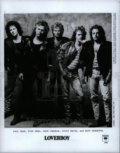 1989 Press Photo Loverboy Canadian Rock Band - Historic Images