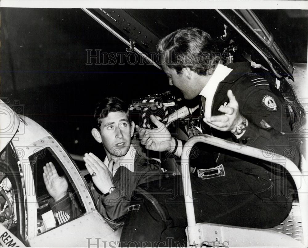 1971 Press Photo Prince of Wales Receives RAF Service Wings - Historic Images