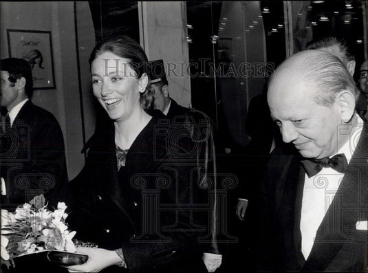 1970 Press Photo Princess Paola of Belgium & AmbRobert Rotschild - KSC25755 - Historic Images