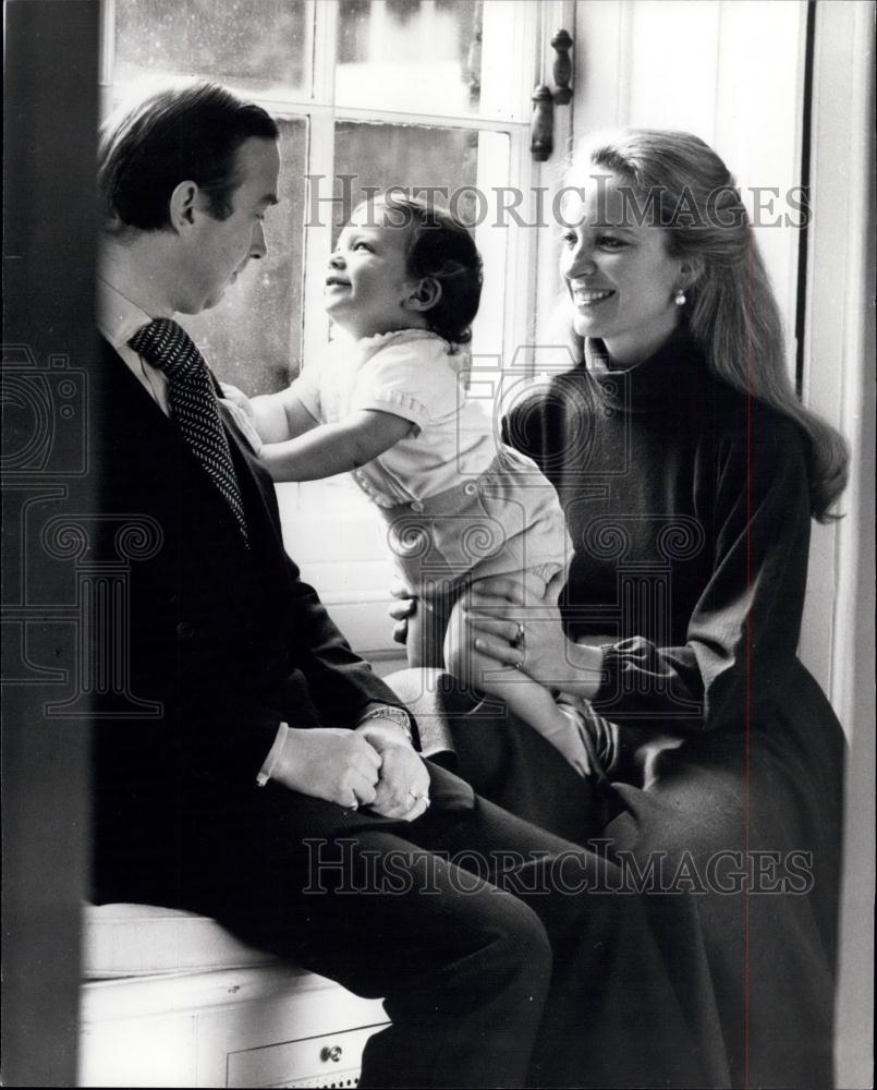 1979 Press Photo Prince and Princess Micheal of Kent,sonLord Frederick WIndsor - Historic Images