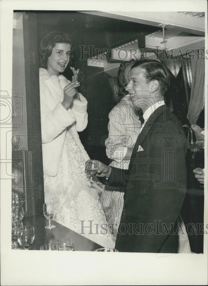 1956 Press Photo Duke of Kent Attends Party Thrown in His Honor - Historic Images