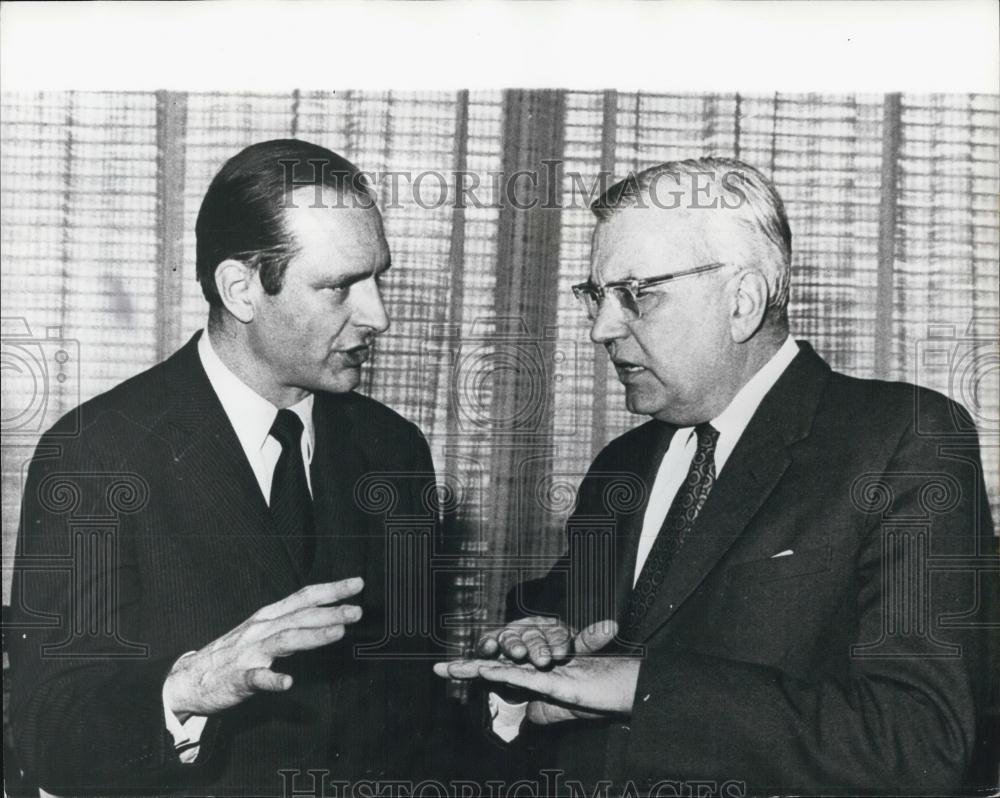 1973 Press Photo Agricultural Ministers Meet In Brussels - Historic Images