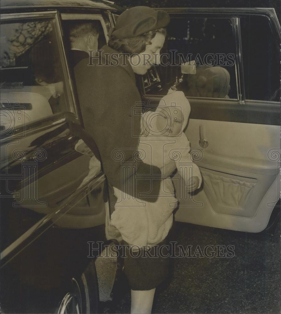 1965 Press Photo James Ogilvy Celebrates First Birthday Prince Edward Attends - Historic Images