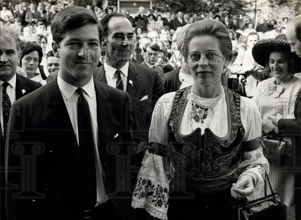 1968 Press Photo Prince Alexander and Princess Margarita and Prince Tomislav - Historic Images