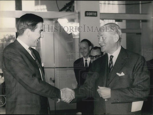 1963 Press Photo Prince Constantin of Greece In Paris - Historic Images