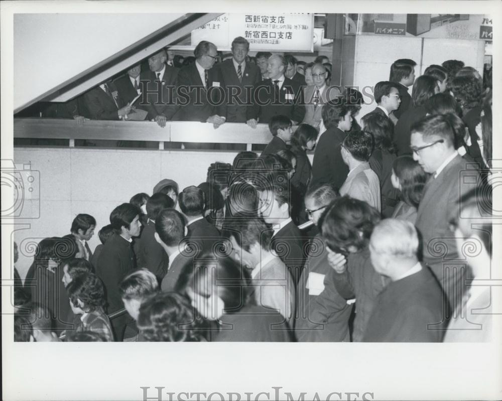 Press Photo New York Mayor, John Lindsay in Toyko - Historic Images