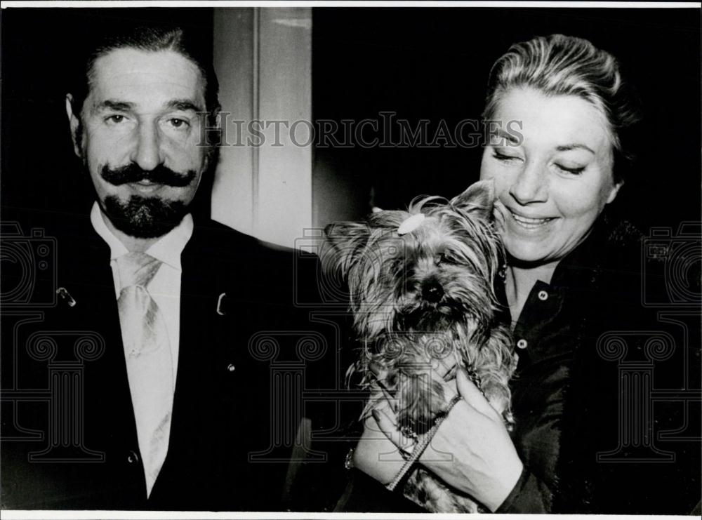 1980 Press Photo Don Jaime De Mora Y Aragon and wife - Historic Images