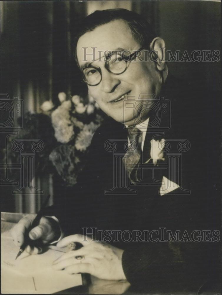 1934 Press Photo Mr. B.C. Forbes - Historic Images