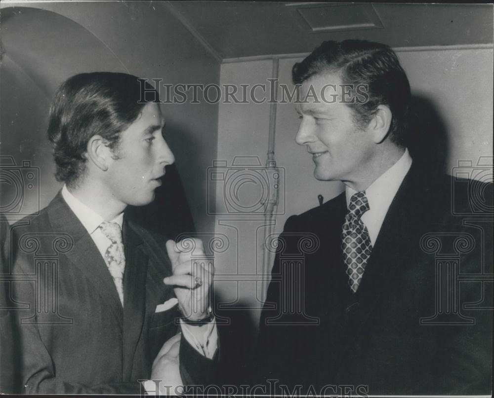 1970 Press Photo Prince Charles and John Lindsay,NY myor - Historic Images