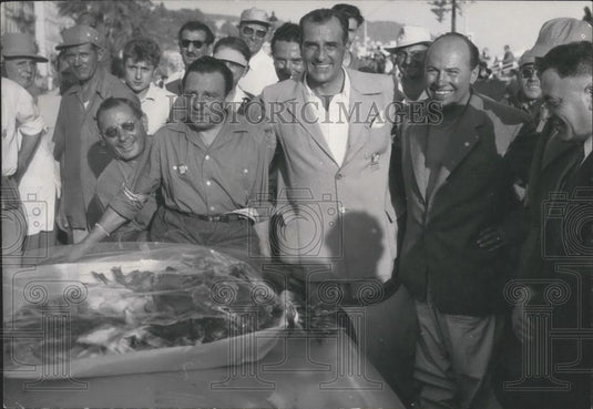 1953 Press Photo Winner Of Tour De France (Motor Car): Peron & Raymond Bertram - Historic Images