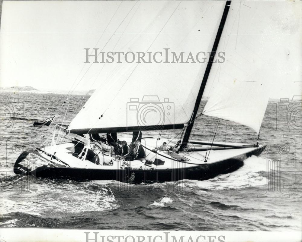 1979 Press Photo The Lion-Heart under sail in Sight of the Swedish Coast. - Historic Images