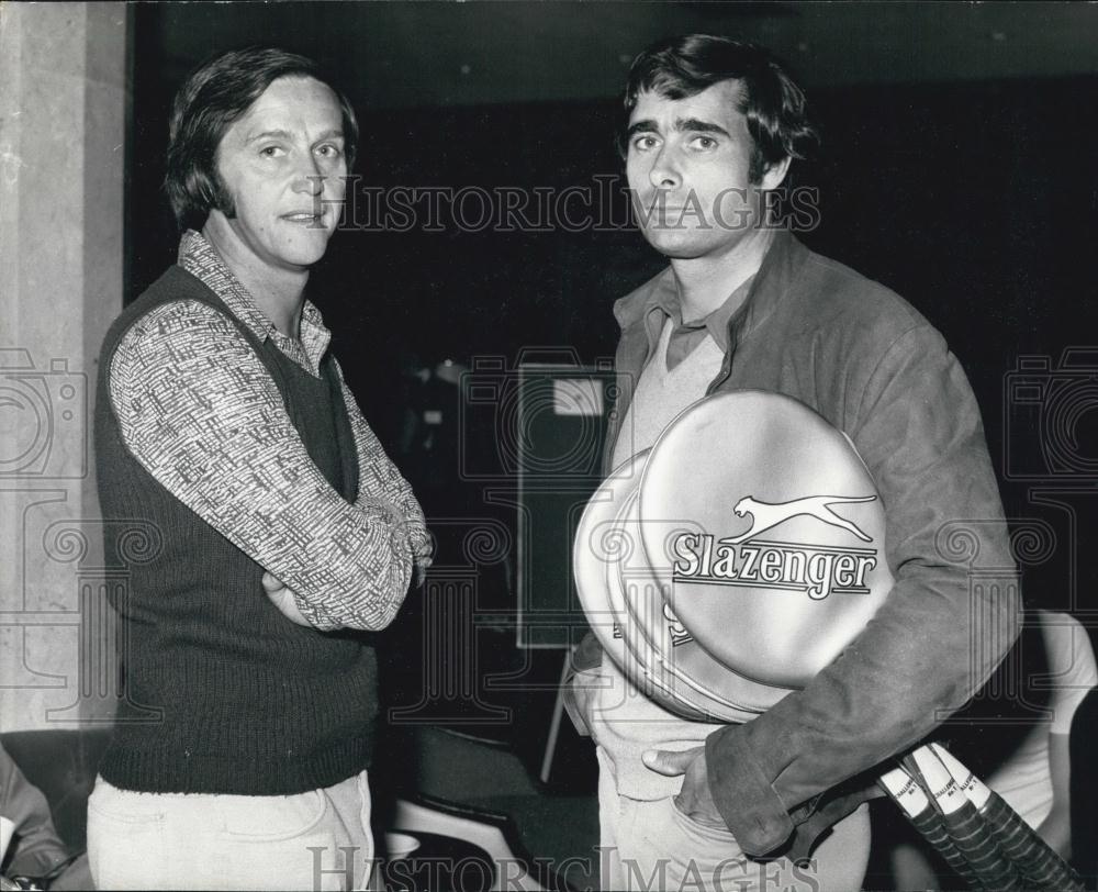 1973 Press Photo Britain&#39;s Roger Taylor Boycots Wimbledon - Historic Images