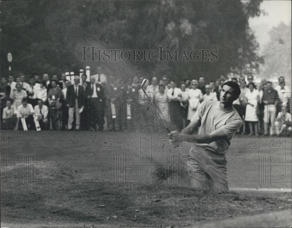 1969 Press Photo Tommy Aaren On 2nd Day of the Piccadilly World Match Play - Historic Images