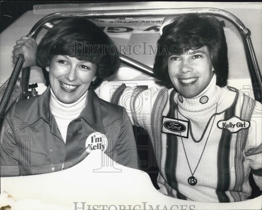 1977 Press Photo Divina Galica 1st British Woman To Take Part In Formula 1 Race - Historic Images