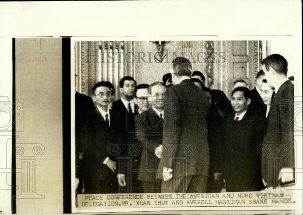 1968 Press Photo Peace Talks Open In Paris,US and North Vietnamese - Historic Images