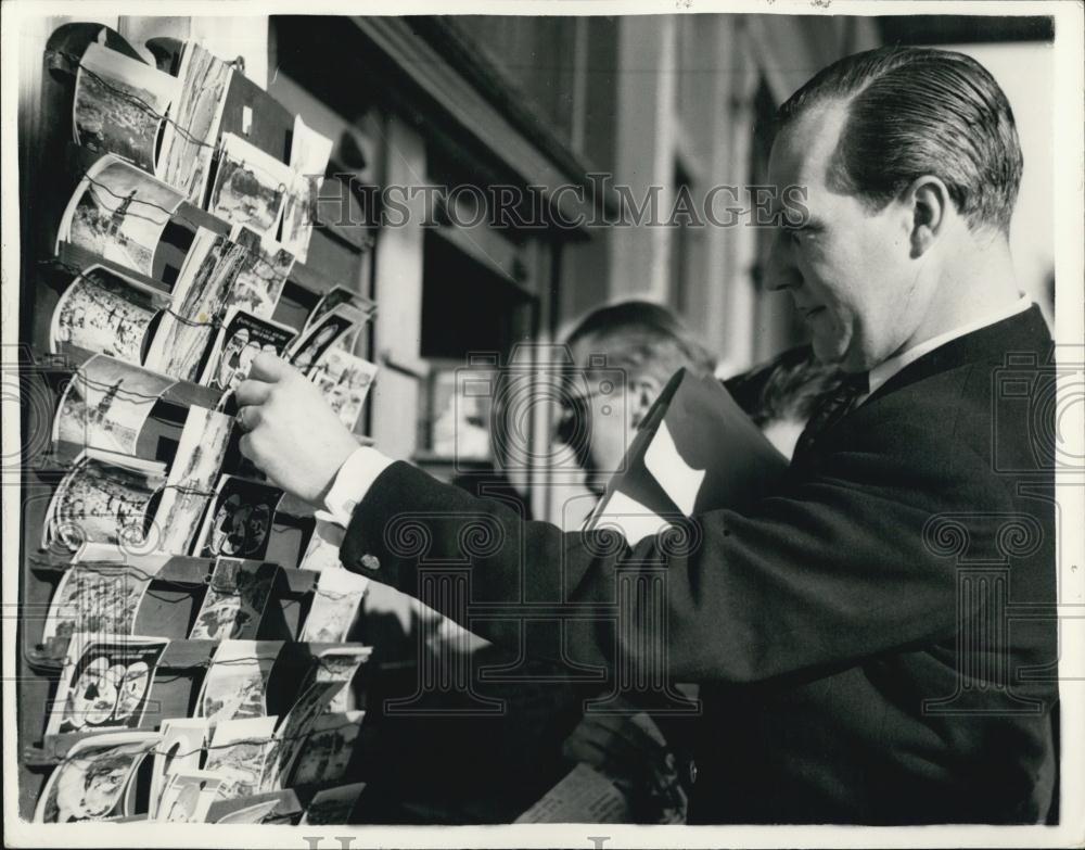 1954 Press Photo Anthony Greenwood MP Labour Party Conference Postcard - Historic Images