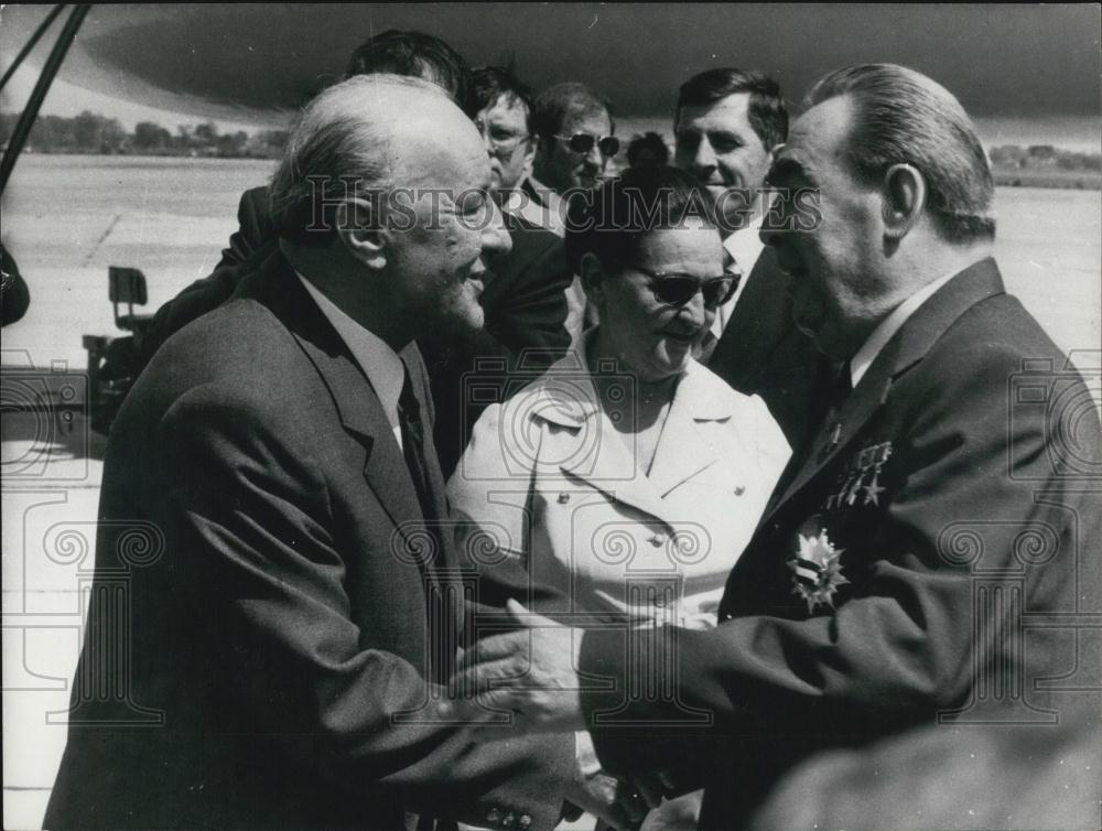 1979 Press Photo Leonid Brezhnev in Hungary - Historic Images